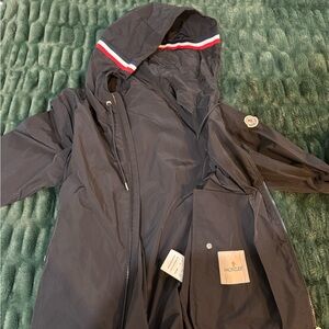 Moncler Black Windbreaker Jacket